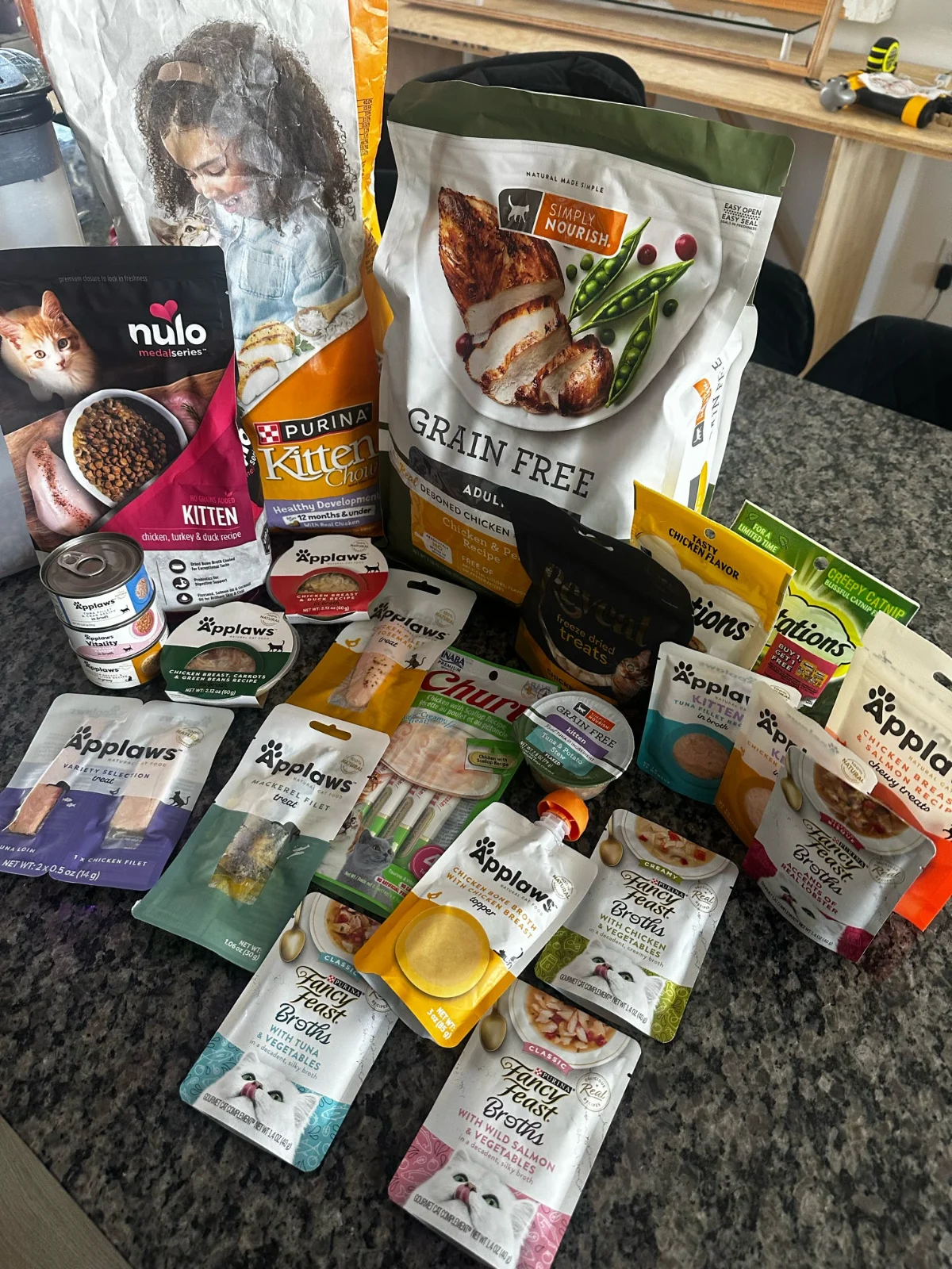 The food, broths and treats we feed our cats